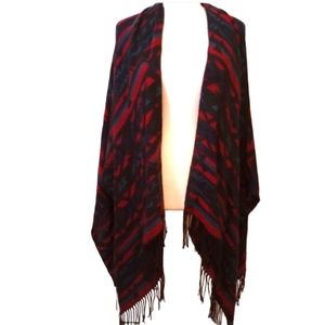 Bobbie Brooks Aztec print shawl poncho. One Size